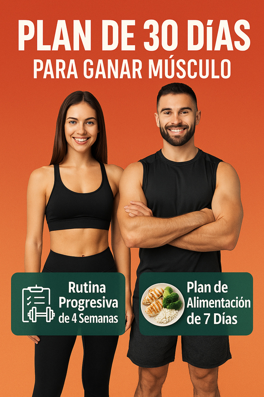 🔥💪 Desafío 30 Días: Ganá Músculo y Transformá tu Cuerpo 🏋️‍♂️⚡🥗